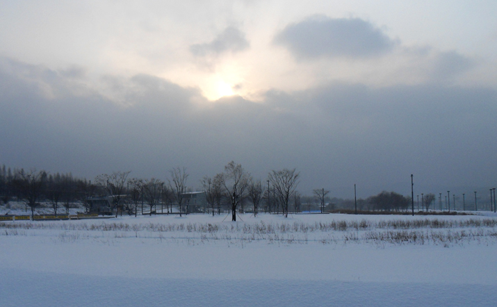 반포 한강시민공원 설경
