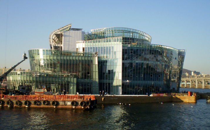 2011년 1월 24일 '가빛섬' 공사현장