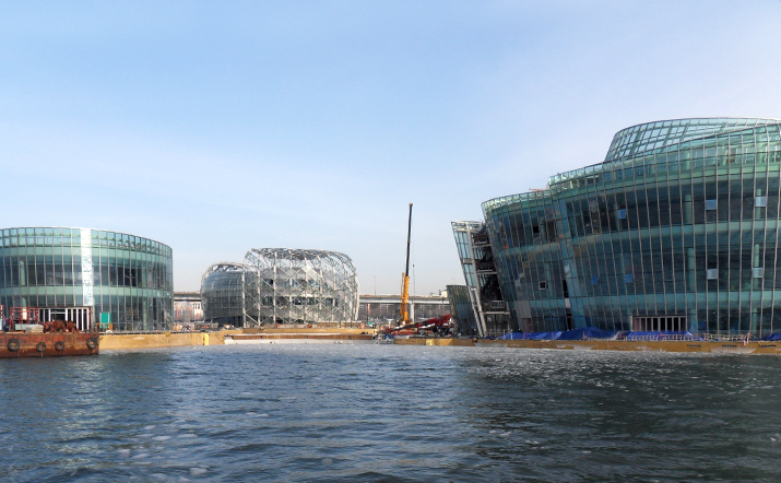 세빛섬의 뒷모습